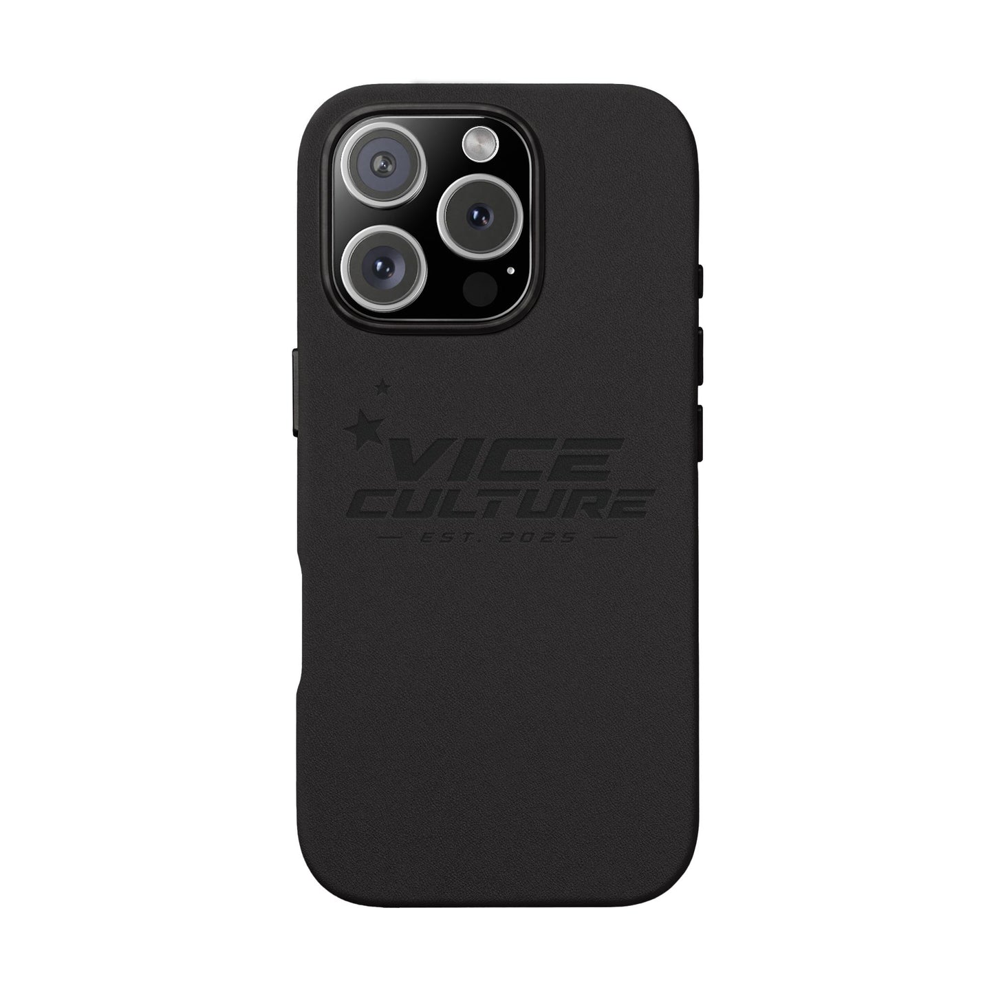 Vice Culture Premium Leather Phone Case – Minimalist JDM Streetwear Protective Smartphone Cover