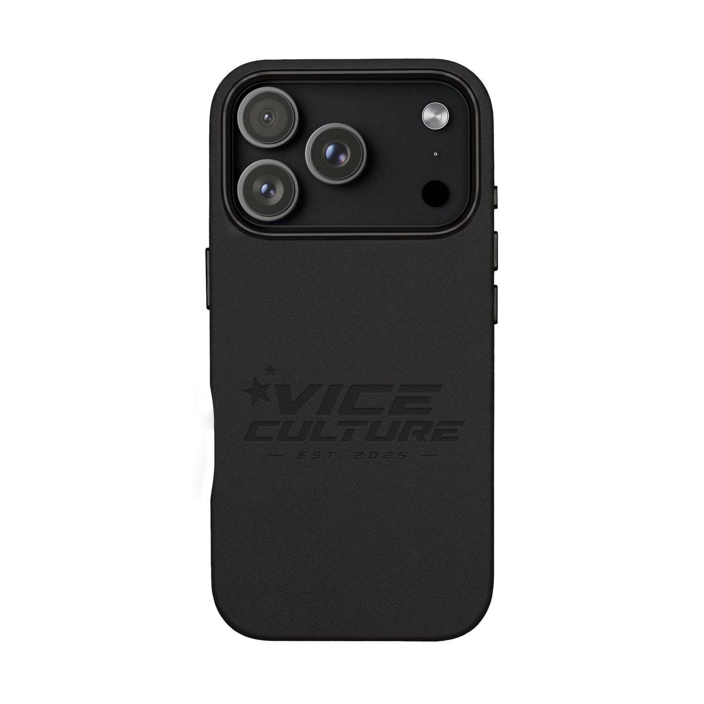 Vice Culture Premium Leather Phone Case – Minimalist JDM Streetwear Protective Smartphone Cover