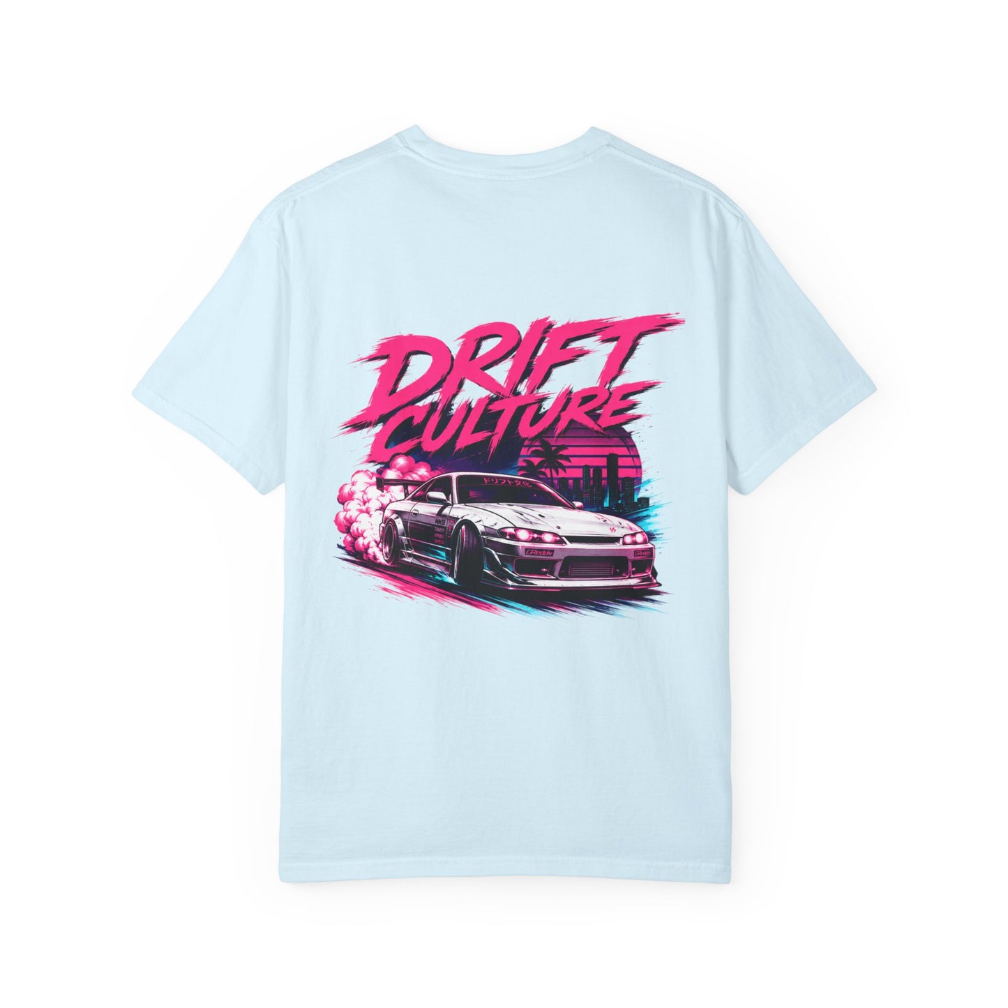 Drift Culture JDM Streetwear T-Shirt – 90s Retro Japanese Drift Car Graphic Tee, Cyberpunk Anime Urban Apparel, Heavyweight Cotton Shirt