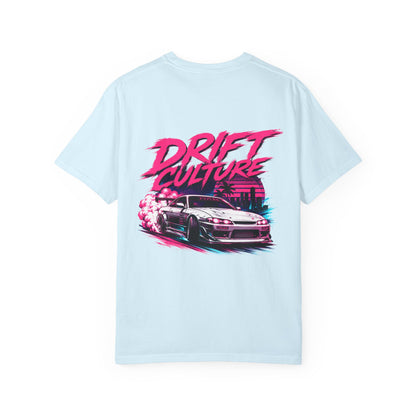 Drift Culture JDM Streetwear T-Shirt – 90s Retro Japanese Drift Car Graphic Tee, Cyberpunk Anime Urban Apparel, Heavyweight Cotton Shirt