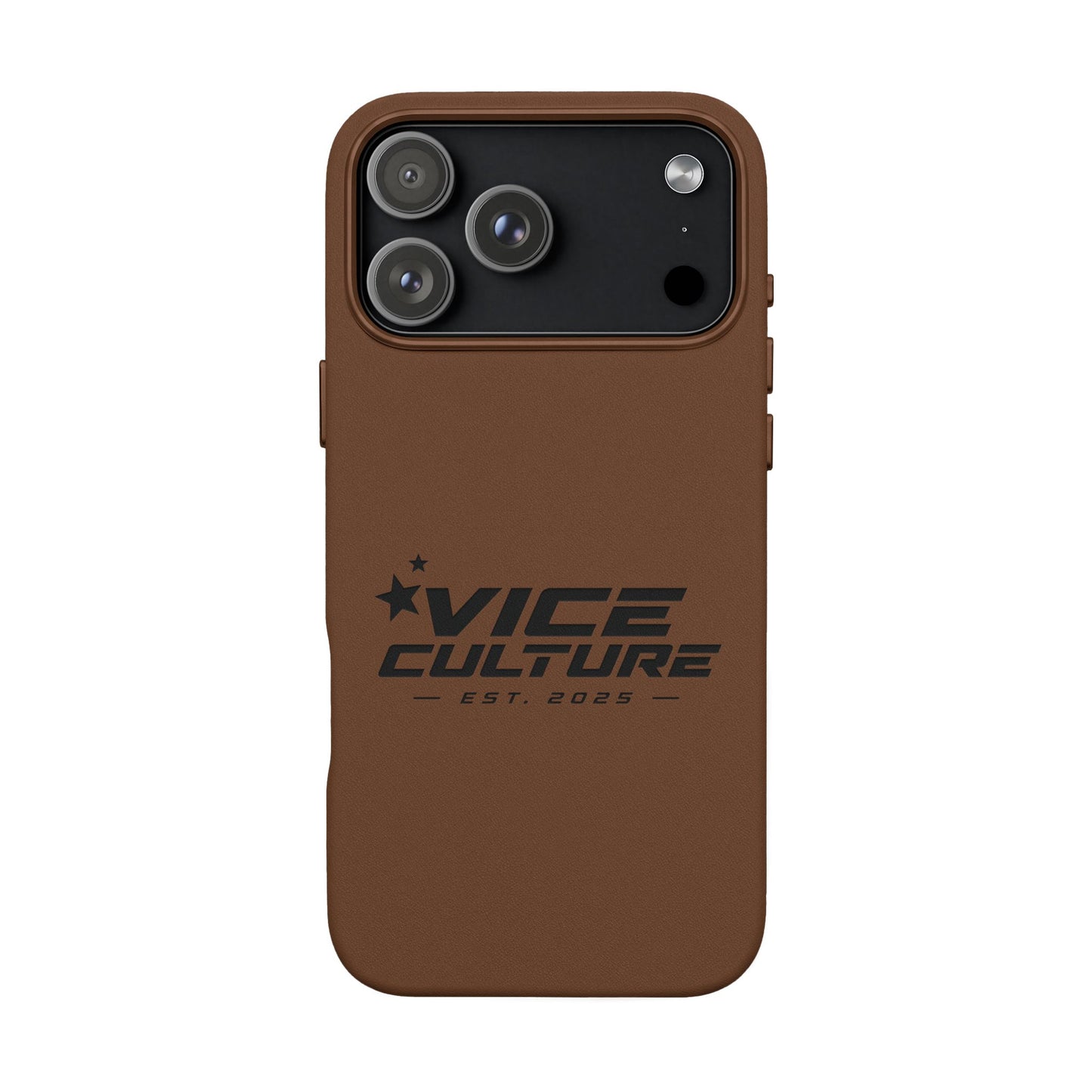 Vice Culture Premium Leather Phone Case – Minimalist JDM Streetwear Protective Smartphone Cover