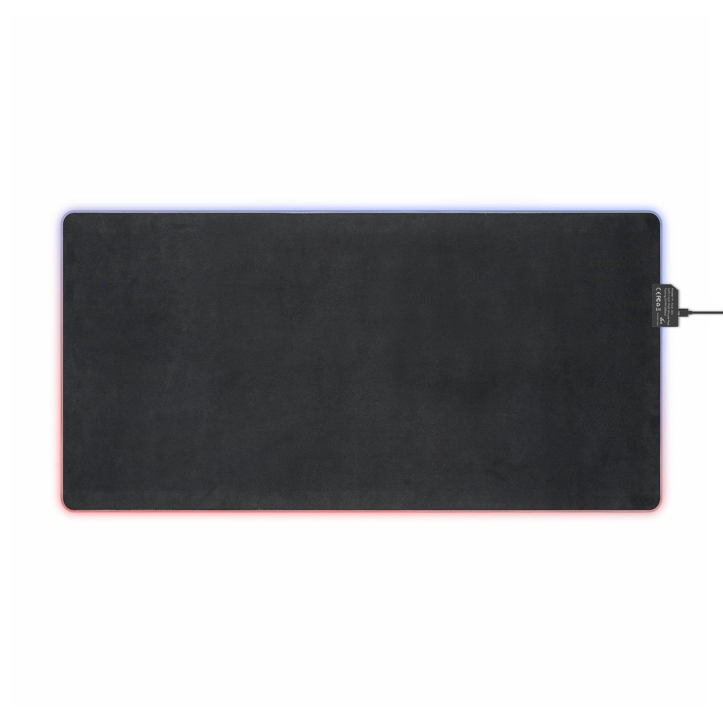 Retro Neon Racing LED Gaming Mouse Pad — "Midnight Runners" RGB Desk Mat