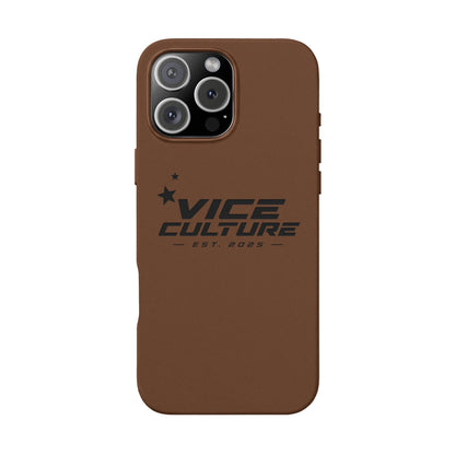 Vice Culture Premium Leather Phone Case – Minimalist JDM Streetwear Protective Smartphone Cover