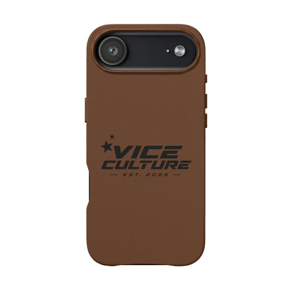 Vice Culture Premium Leather Phone Case – Minimalist JDM Streetwear Protective Smartphone Cover
