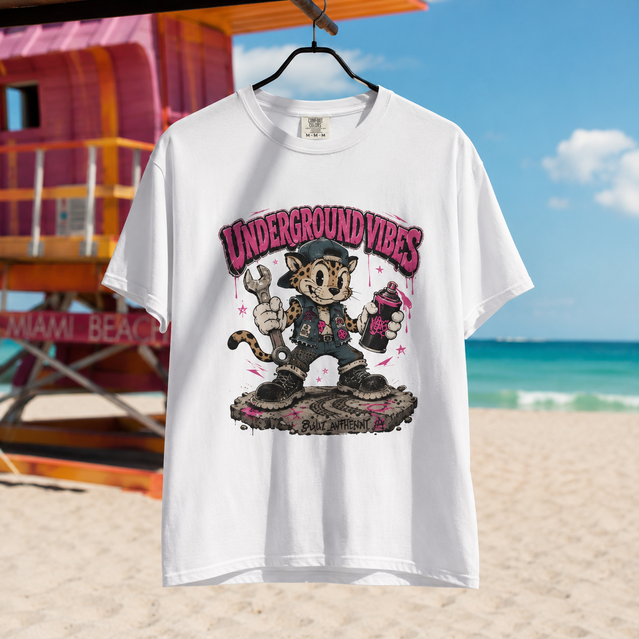 Underground Vibes Vintage Streetwear Graphic Tee – Retro Urban Custom Car T-Shirt