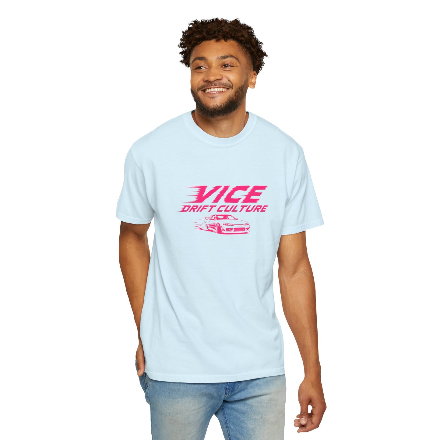 Drift Culture JDM Streetwear T-Shirt – 90s Retro Japanese Drift Car Graphic Tee, Cyberpunk Anime Urban Apparel, Heavyweight Cotton Shirt