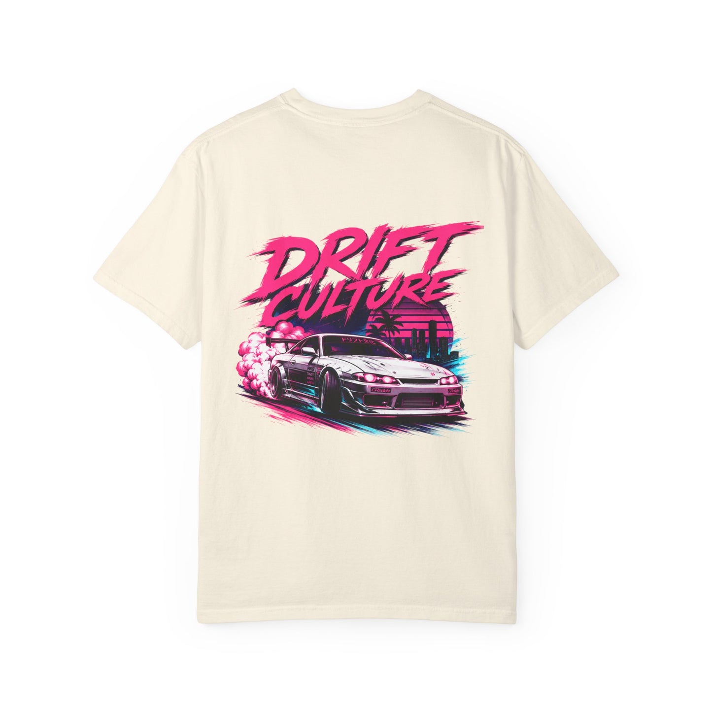 Drift Culture JDM Streetwear T-Shirt – 90s Retro Japanese Drift Car Graphic Tee, Cyberpunk Anime Urban Apparel, Heavyweight Cotton Shirt