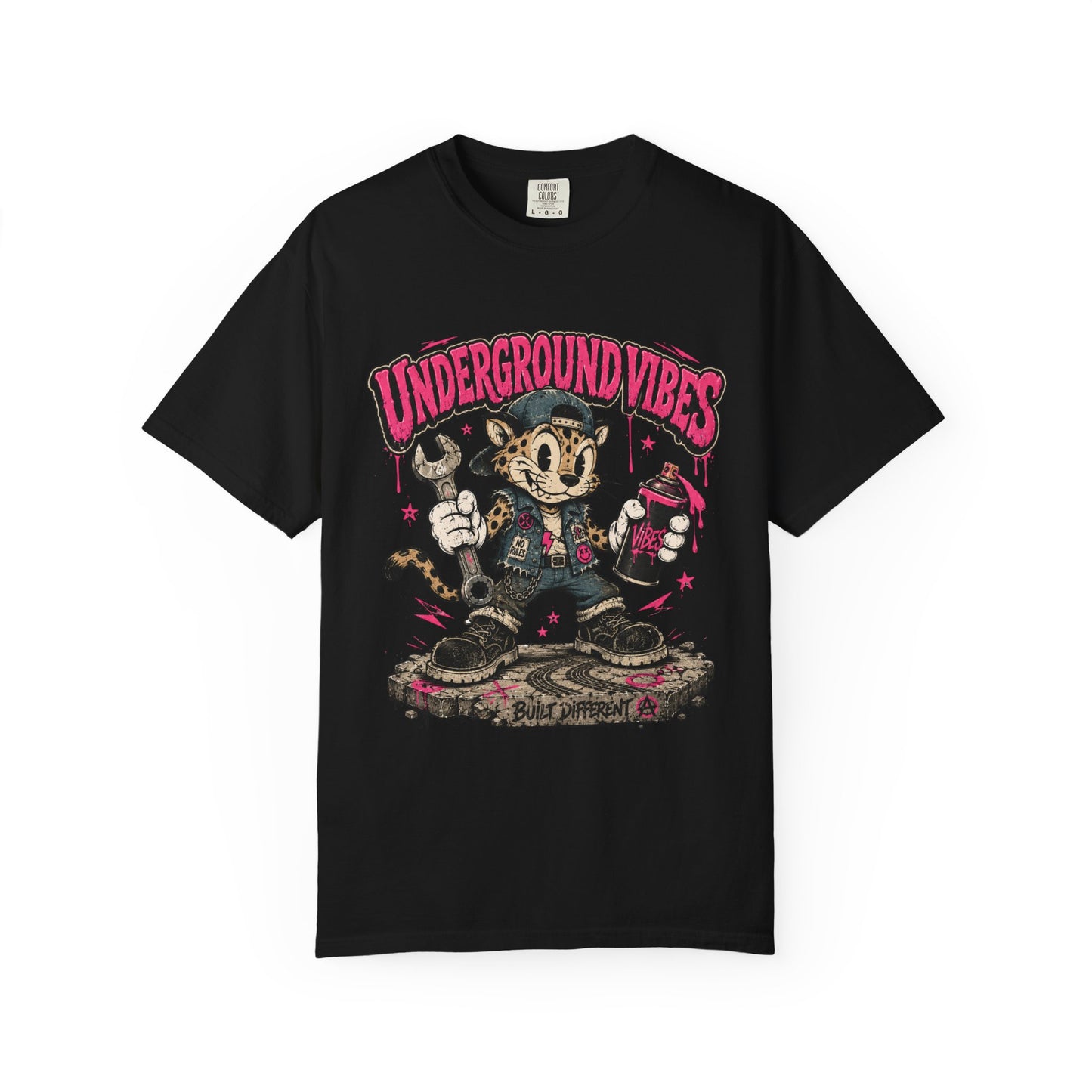 Underground Vibes Vintage Streetwear Graphic Tee – Retro Urban Custom Car T-Shirt