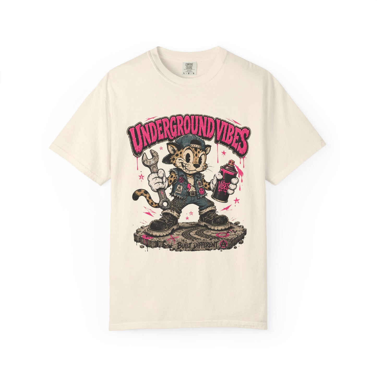 Underground Vibes Vintage Streetwear Graphic Tee – Retro Urban Custom Car T-Shirt