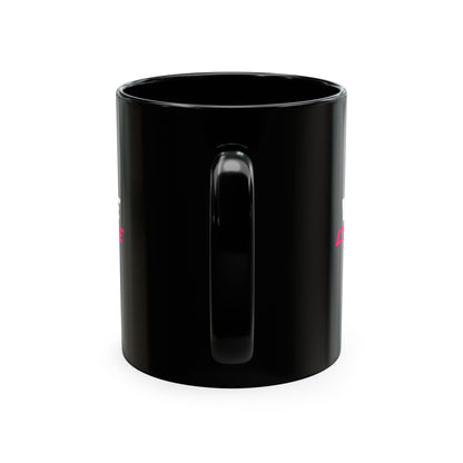 Vice Culture JDM Streetwear Black Ceramic Mug – Minimalist Car Culture Coffee Cup