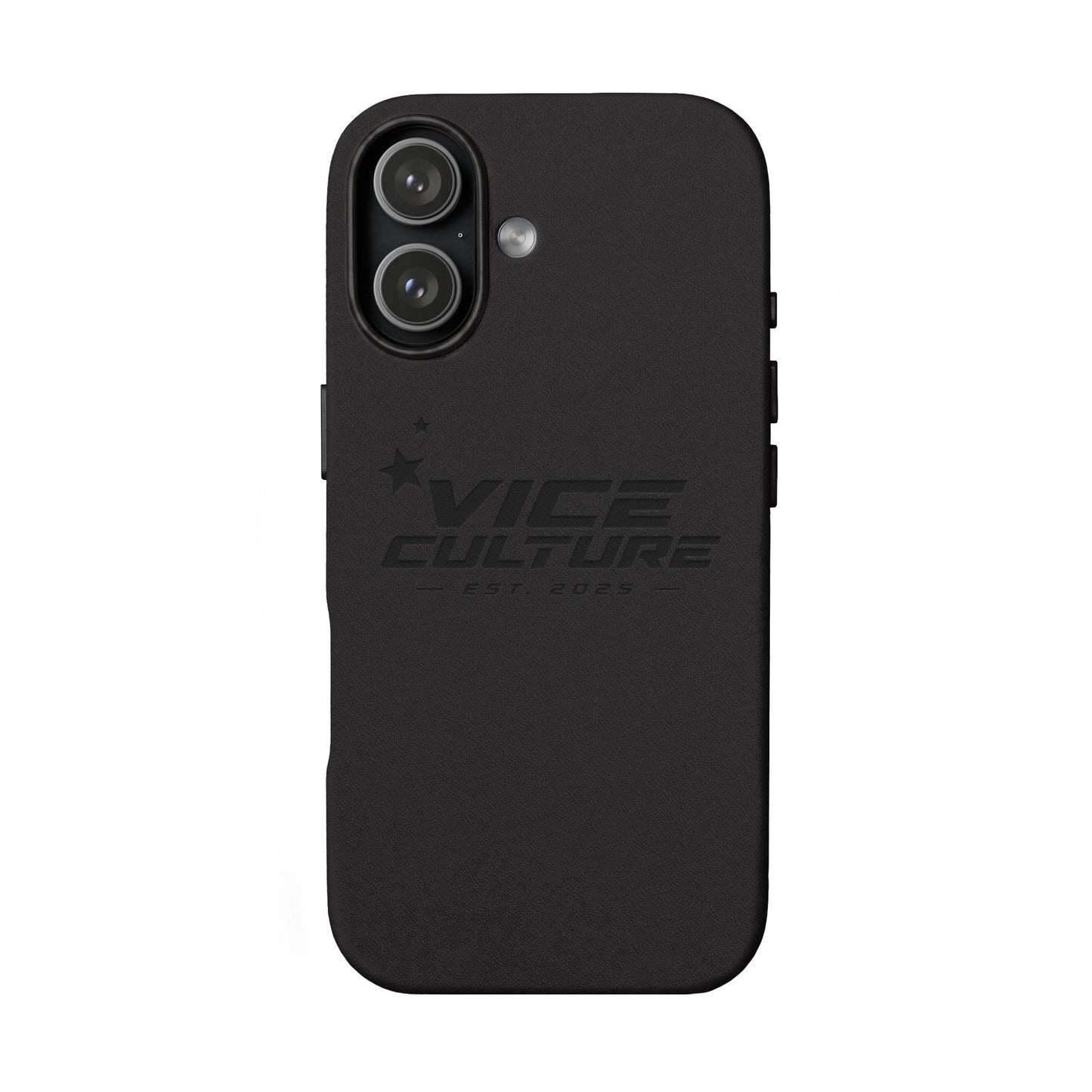 Vice Culture Premium Leather Phone Case – Minimalist JDM Streetwear Protective Smartphone Cover