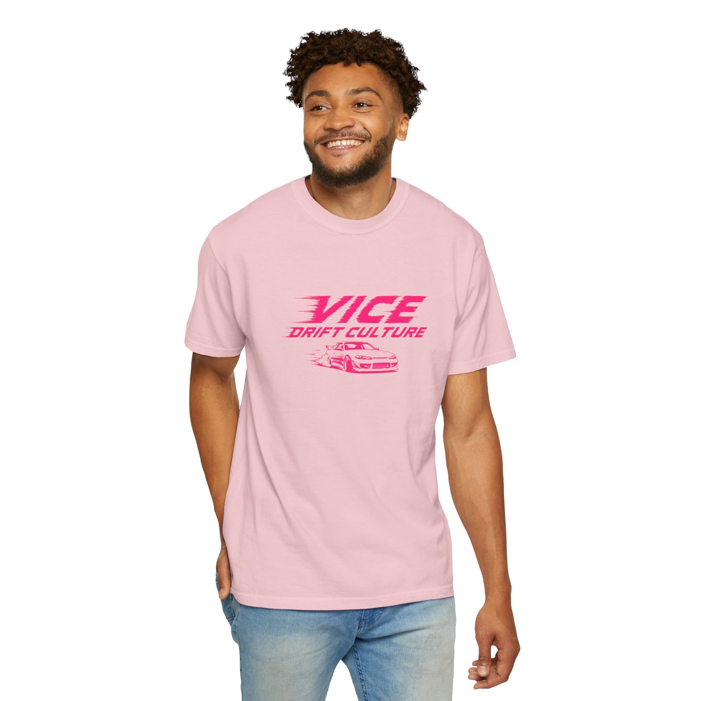 Drift Culture JDM Streetwear T-Shirt – 90s Retro Japanese Drift Car Graphic Tee, Cyberpunk Anime Urban Apparel, Heavyweight Cotton Shirt